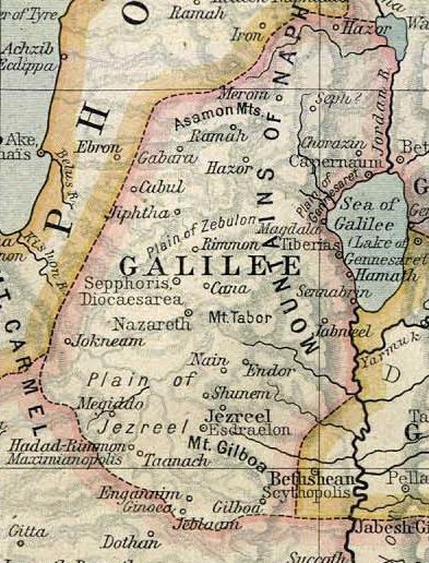 Map Galilee