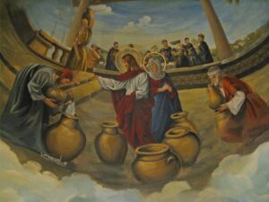 Water to wine at Cana